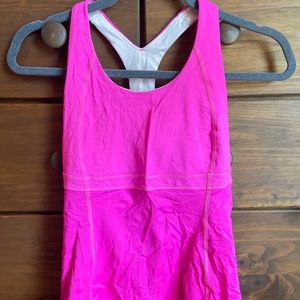 lululemon hot pink tank